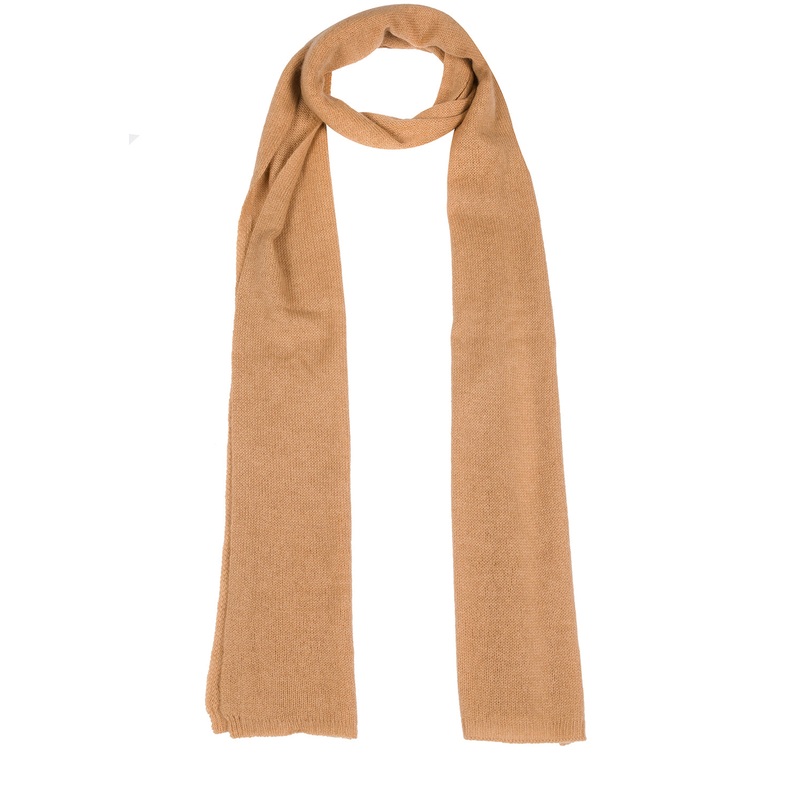 'Cambridge' Caramel 100% Cashmere Scarf