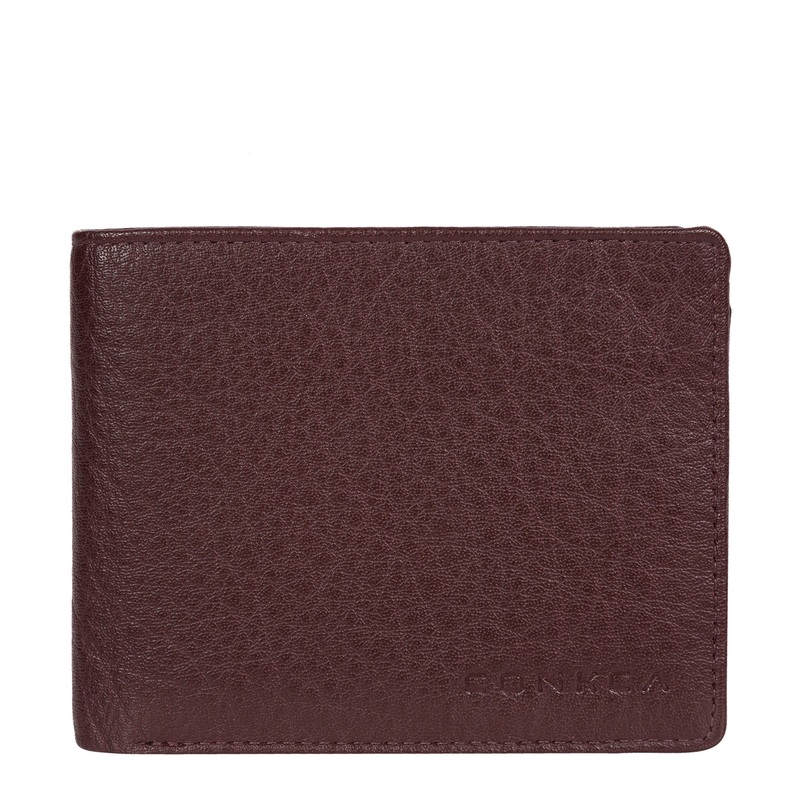 'Conan' Oxblood Bi-Fold Leather Wallet