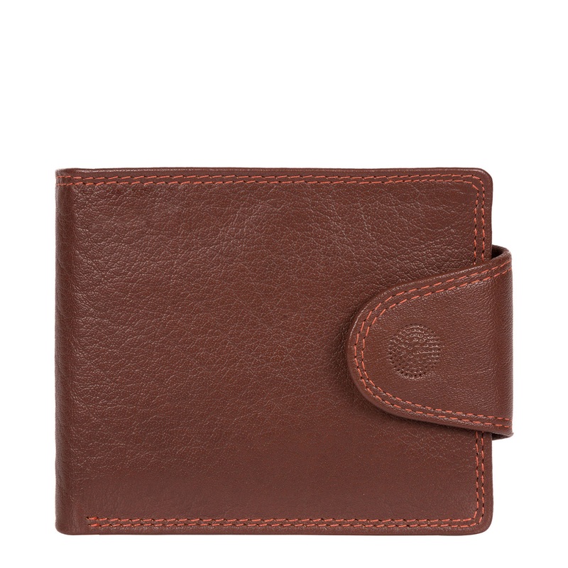 'Dunbar' Conker Brown Leather Wallet