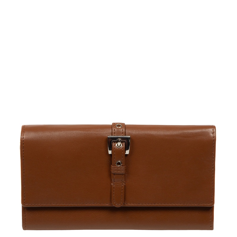 'Harriet' Tan Leather Purse