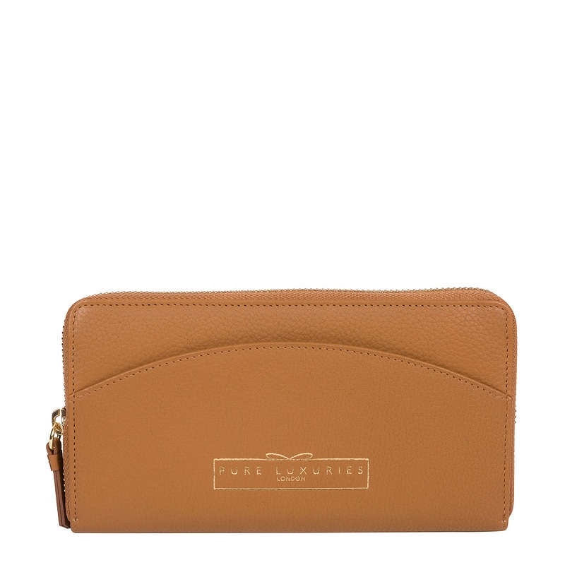 'Jenika' Tan Leather Purse