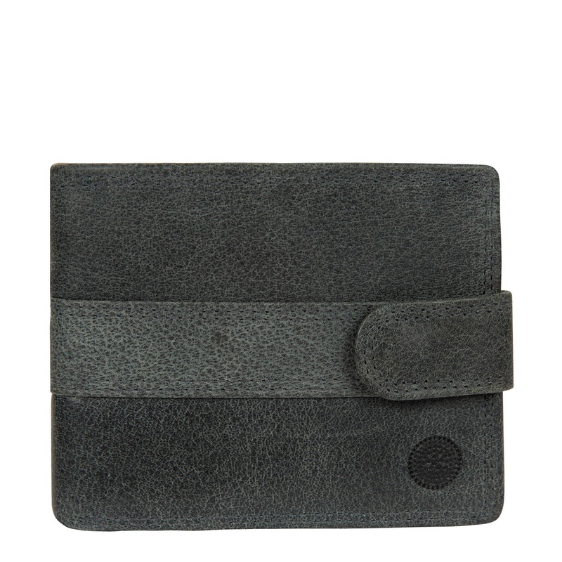 'Jude' Navy Leather Wallet