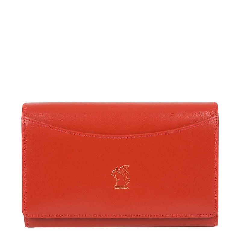 'Kali' Ginger Leather Purse