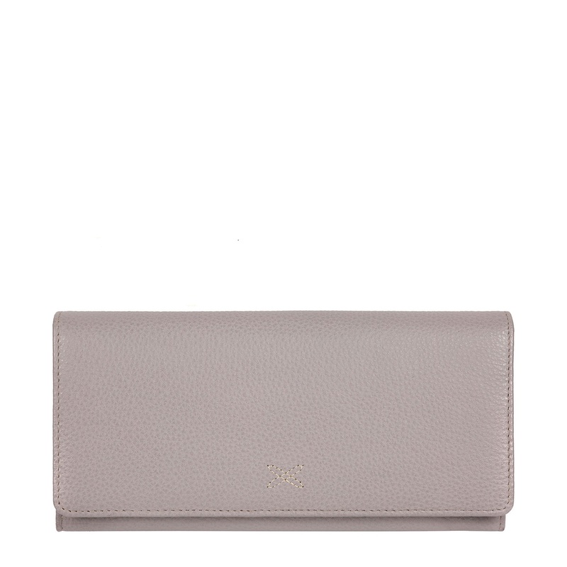 'Lana' Stone Leather RFID Purse