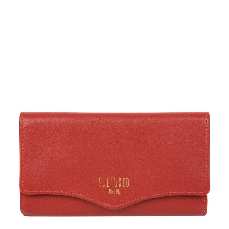 'Letitia' Burnt Orange Leather Purse