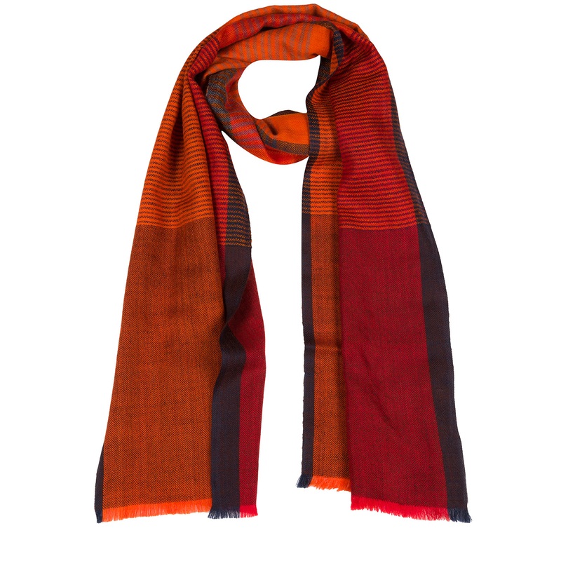 'Libration' Cashmere & Merino Wool Scarf