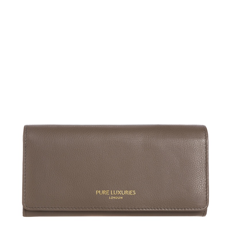 'Lina' Cedar Fine Leather RFID Purse