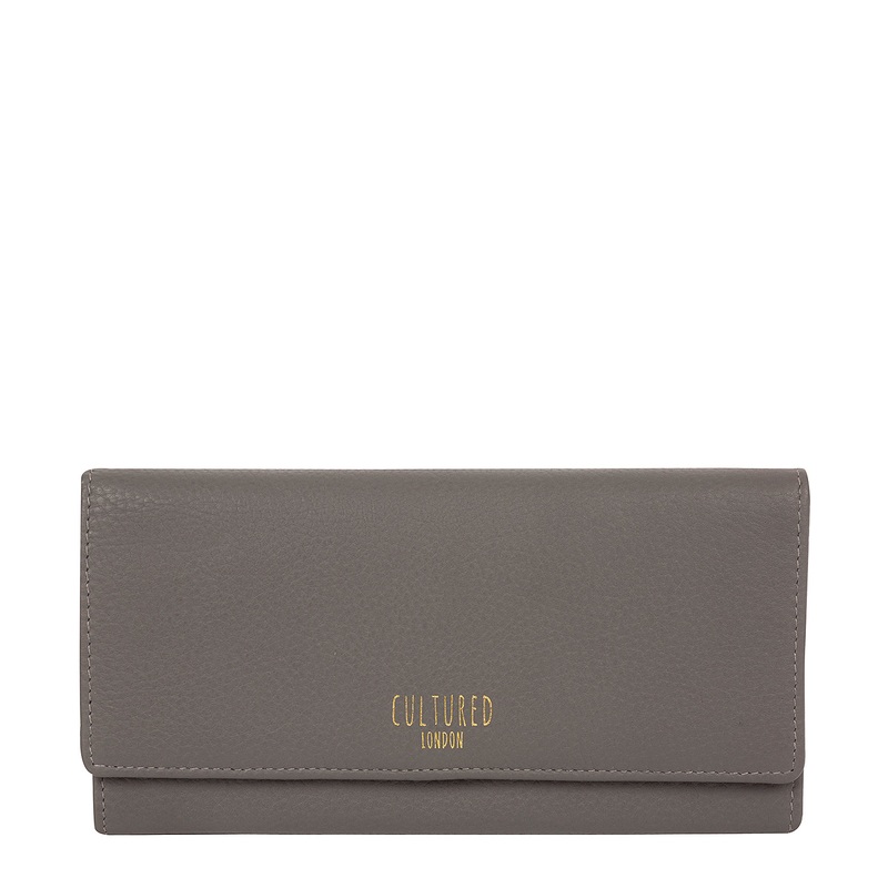 'Lorelei' Grey Leather Purse