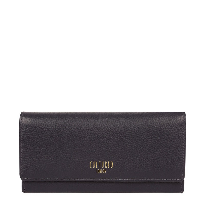 'Lorelei' Oxford Blue Leather Purse