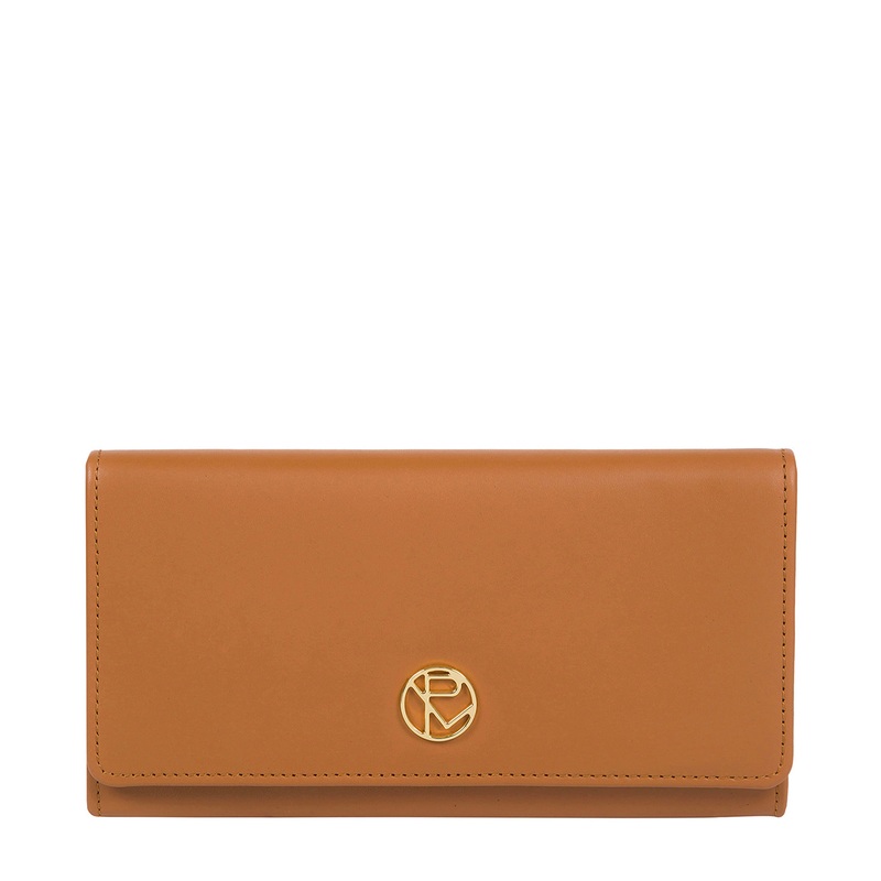 'Marseille' Saddle Tan Leather Purse