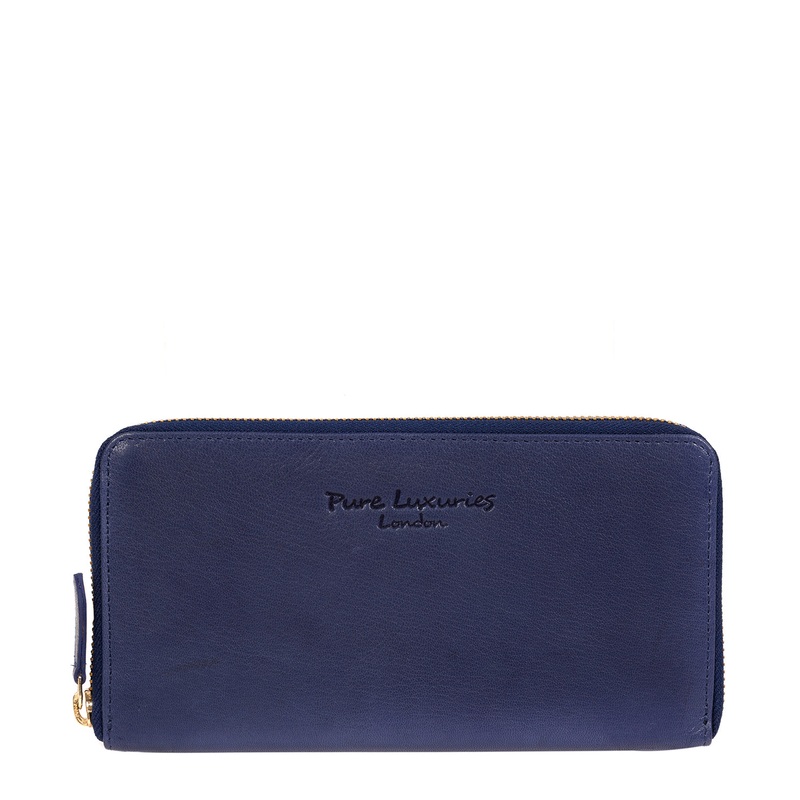 'Marylebone' Twilight Leather Purse