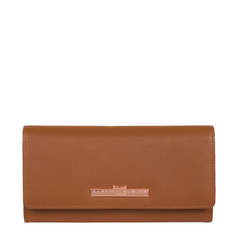 'Pipit' Tan Leather Purse