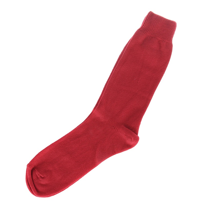 Redcurrant Red Cotton Socks