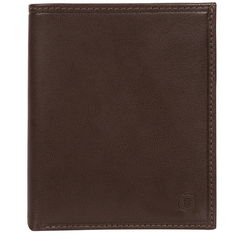 'Rorik' Dark Brown Leather Bi-Fold Wallet