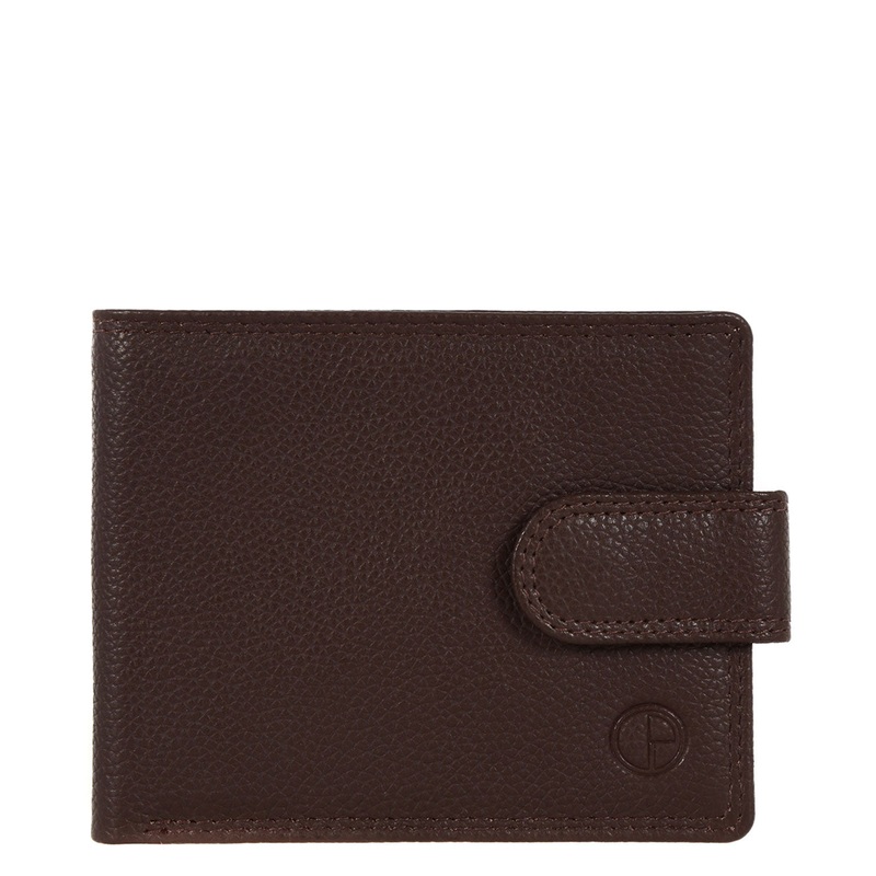 'Settle' Brown Natural Leather Wallet