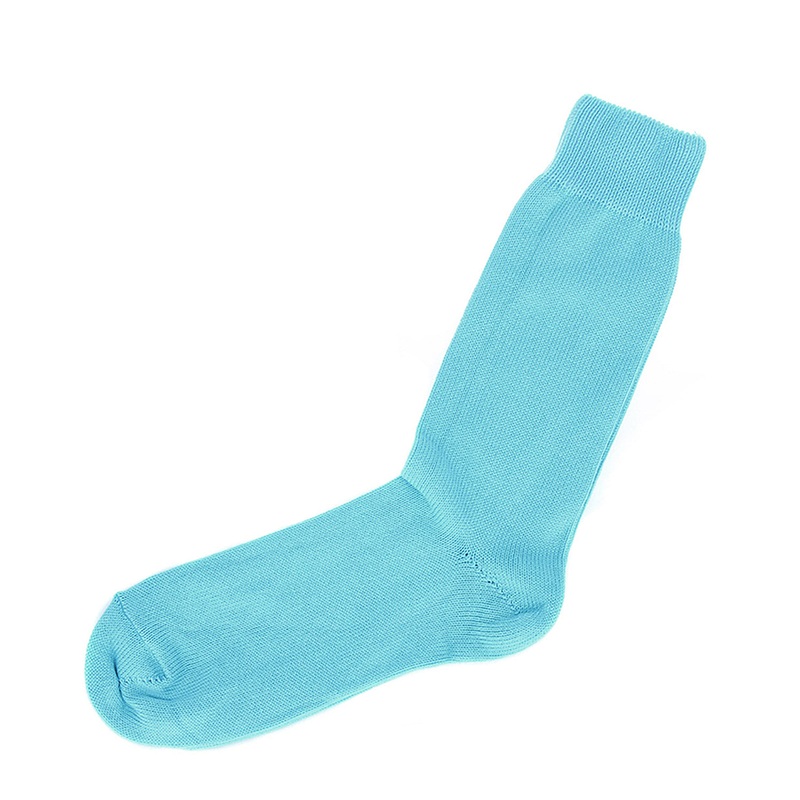 Turquoise Cotton Socks