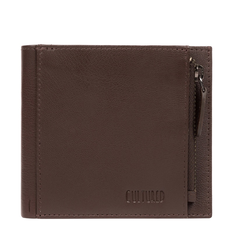 'Wilson' Brown Leather Bi-Fold Wallet