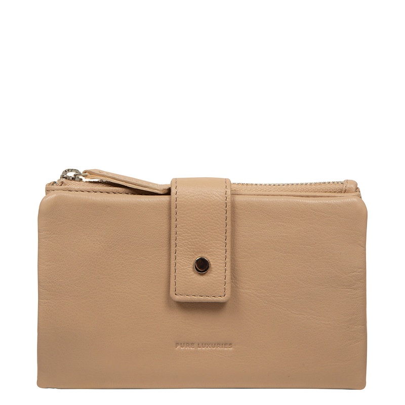 'Zaraia' Latte Leather Purse