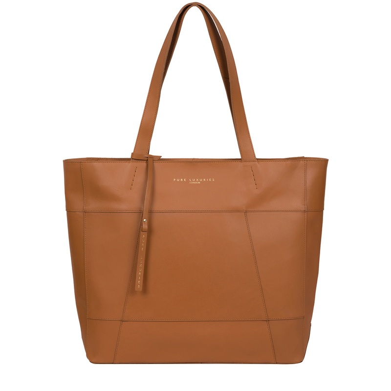 'Arundel' Saddle Tan Vegetable-Tanned Leather Extra-Large Shopper Bag