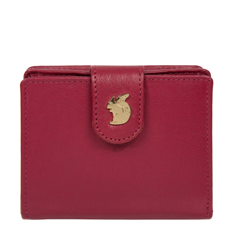 'Azaria' Orchid Leather RFID Purse