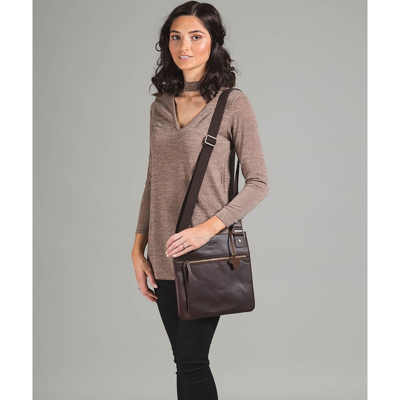 'Eden' Vintage Brown Handcrafted Leather Bag