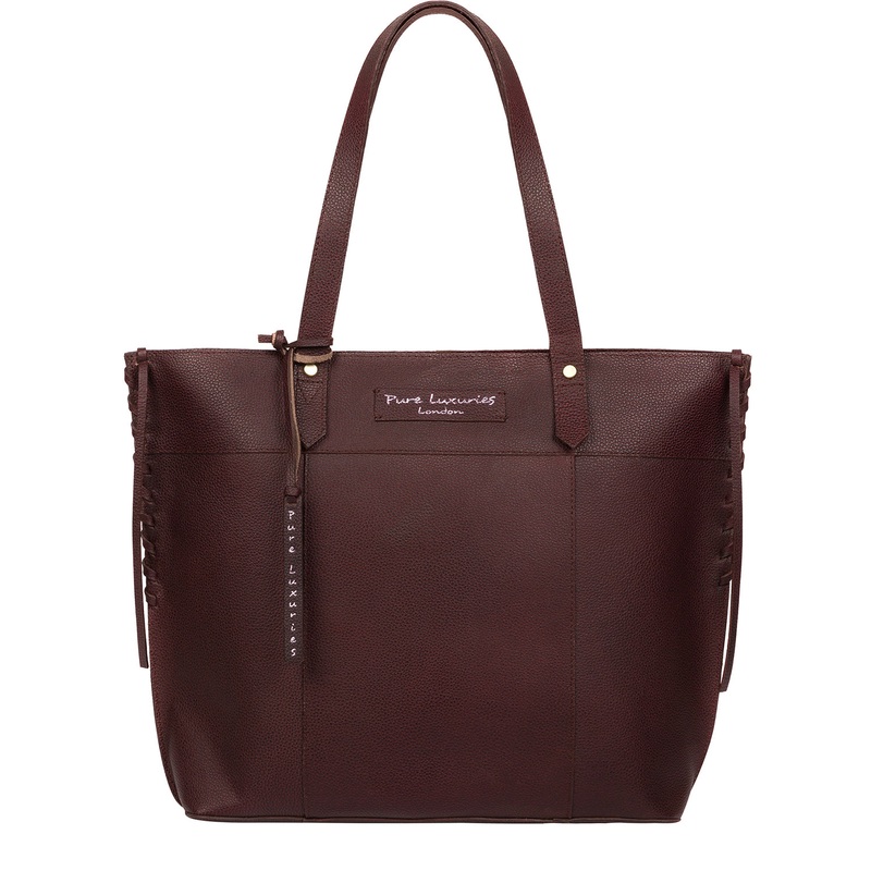 'Hampstead' Oxblood Leather Tote Bag
