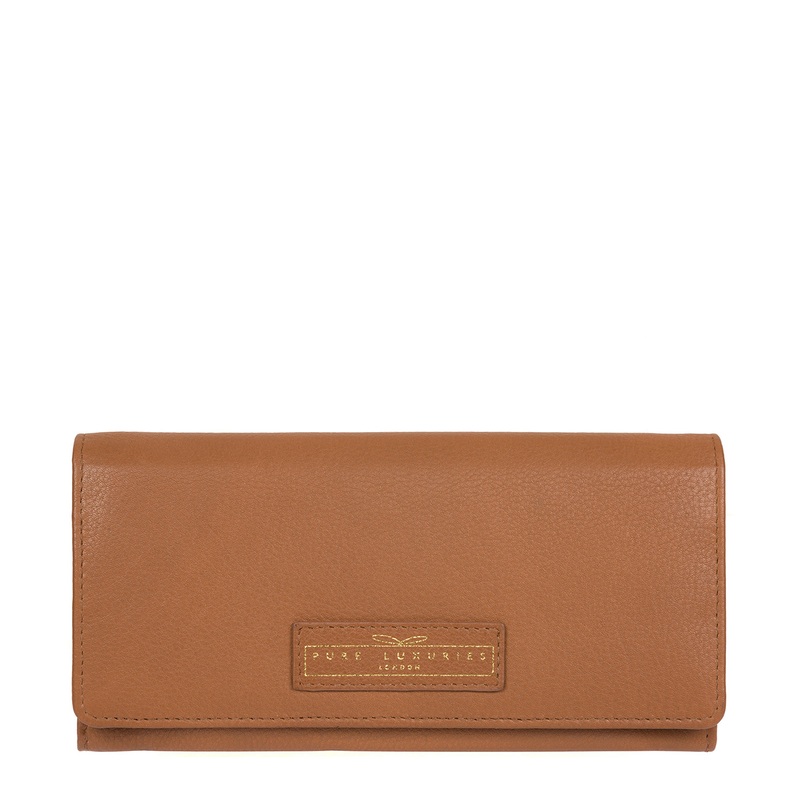 'Honor' Cognac Leather Purse