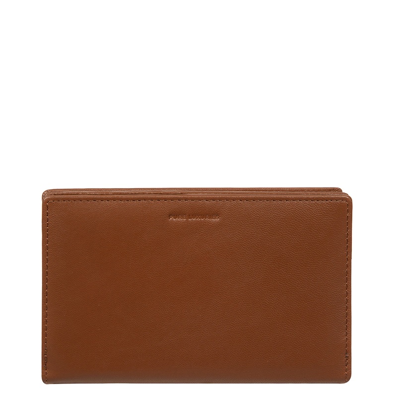 'Julia' Tan Leather Purse