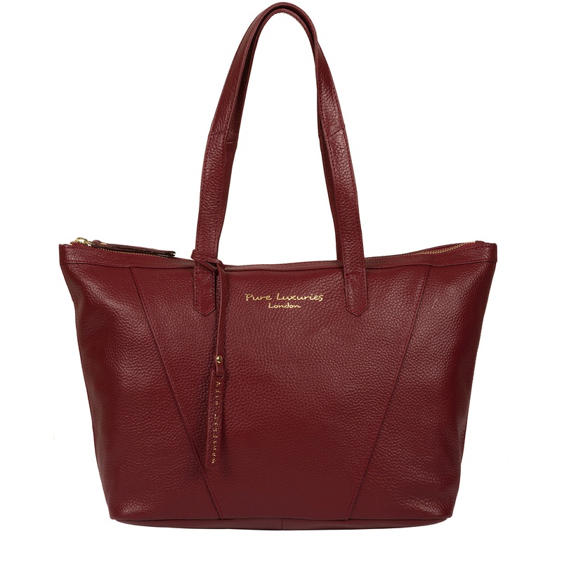 'Kelly' Red Leather Tote Bag