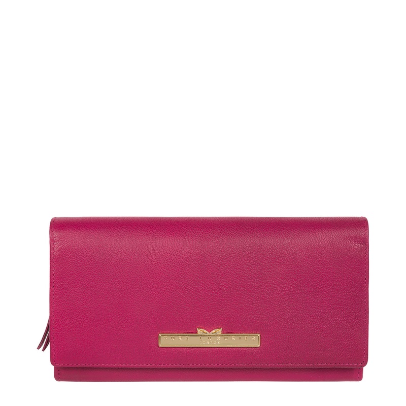 'Kite' Sangria Leather Tri-Fold Purse