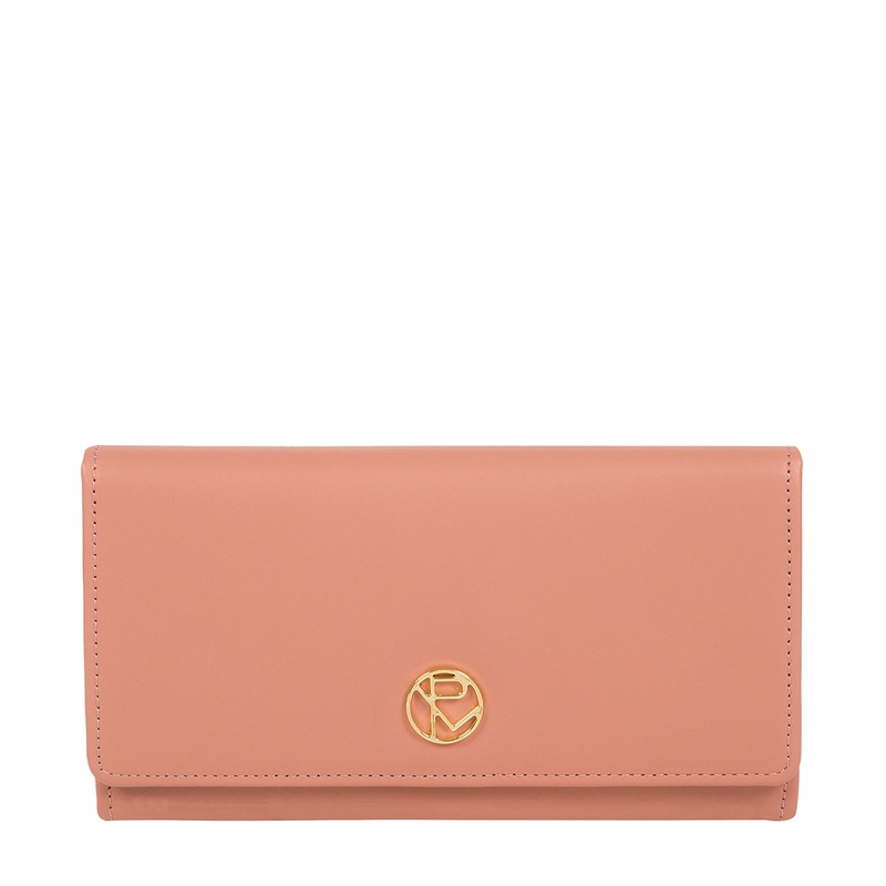 'Marseille' Misty Rose Leather Purse