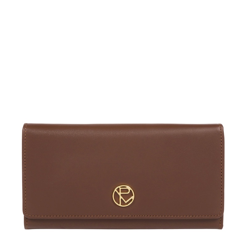 'Marseille' Ombr Chestnut Leather Purse