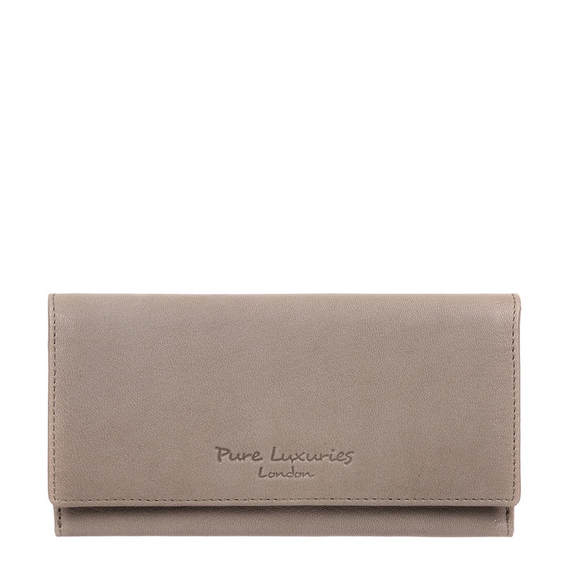 'Mayfair' Grey Leather Purse