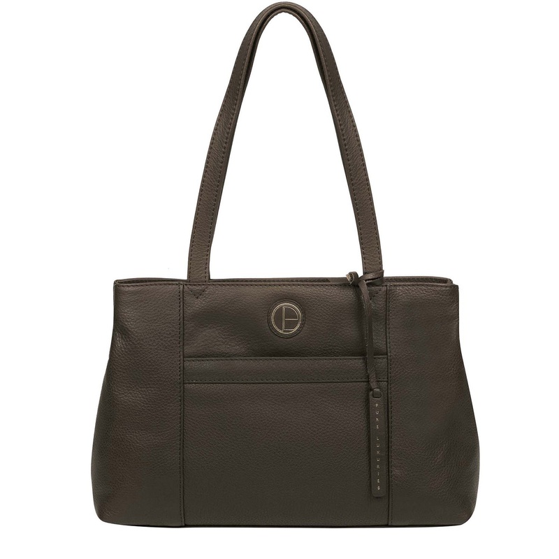 'Mist' Olive Leather Handbag