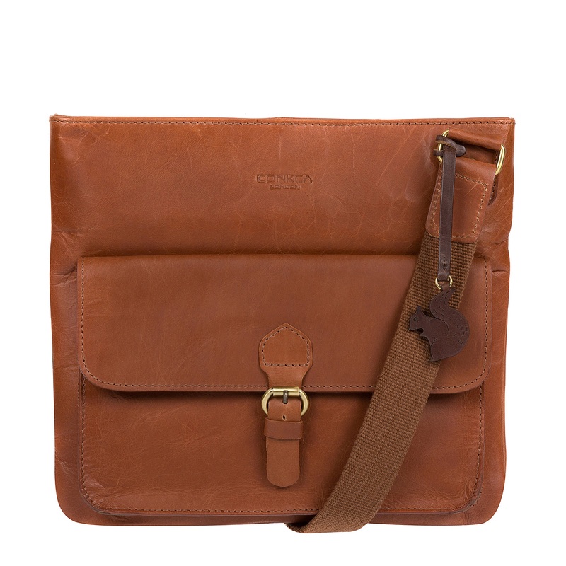 'Sudbury' Whiskey Handcrafted Leather Bag
