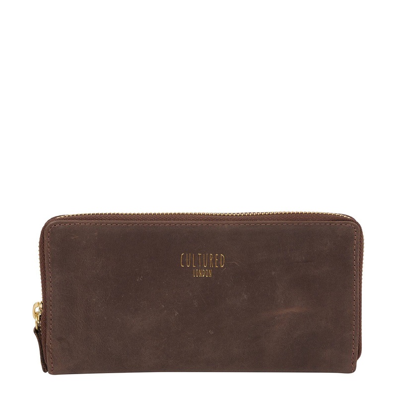 'Tabitha' Vintage Brown Leather Purse