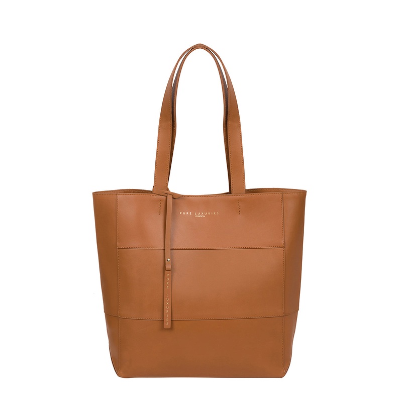 'Ashurst' Saddle Tan Vegetable-Tanned Leather Tote Bag
