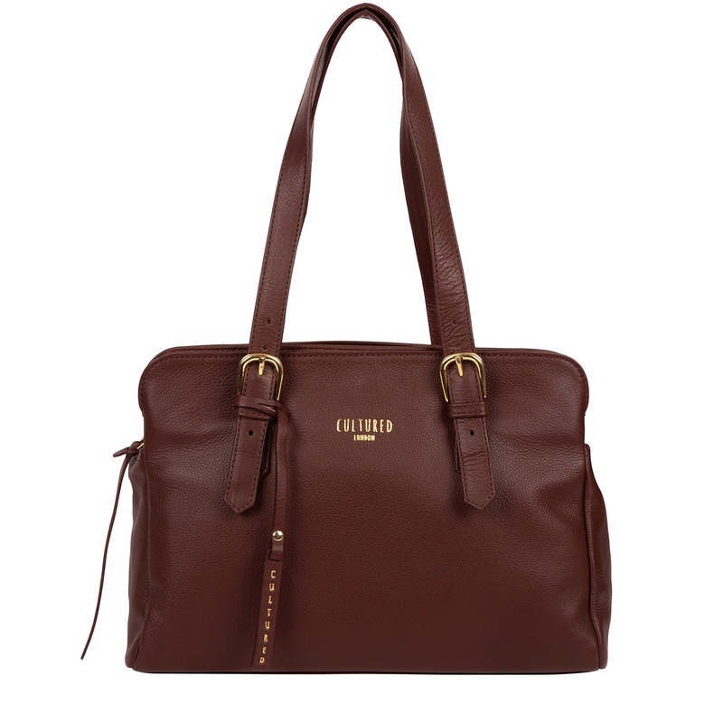 'Beckenham' Rich Chestnut Leather Handbag