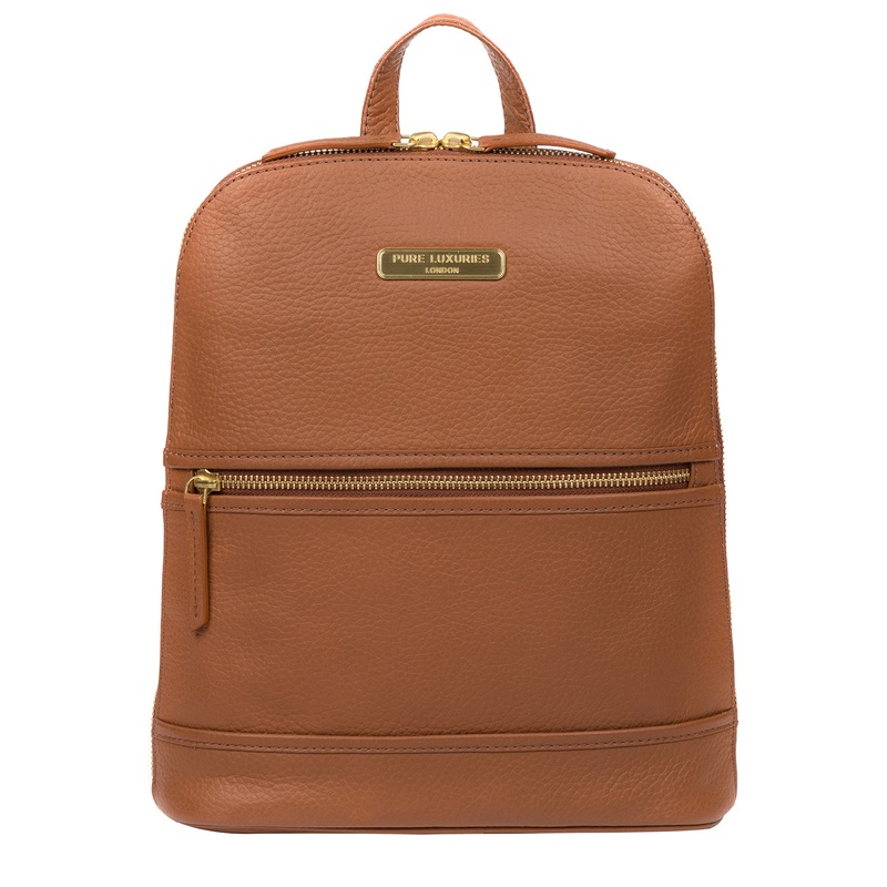'Ellerton' Tan Leather Backpack