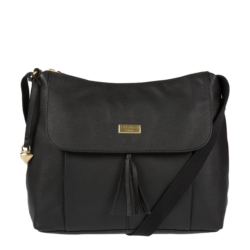 'Hobo' Black Leather Bag
