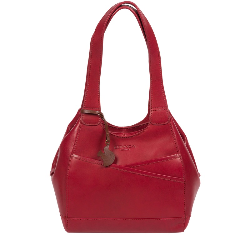 'Juliet' Chilli Pepper Leather Handbag
