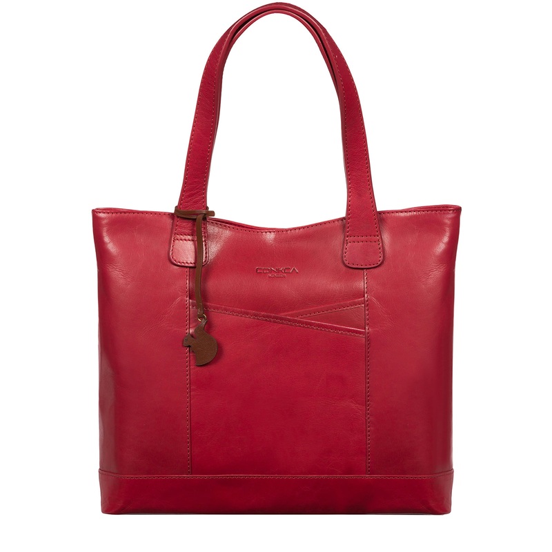 'Patience' Chilli Pepper Leather Tote Bag