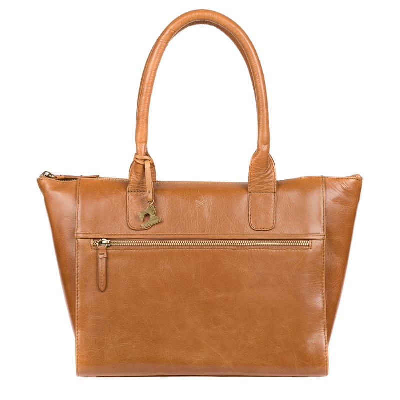 'Quinn' Saddle Leather Tote Bag