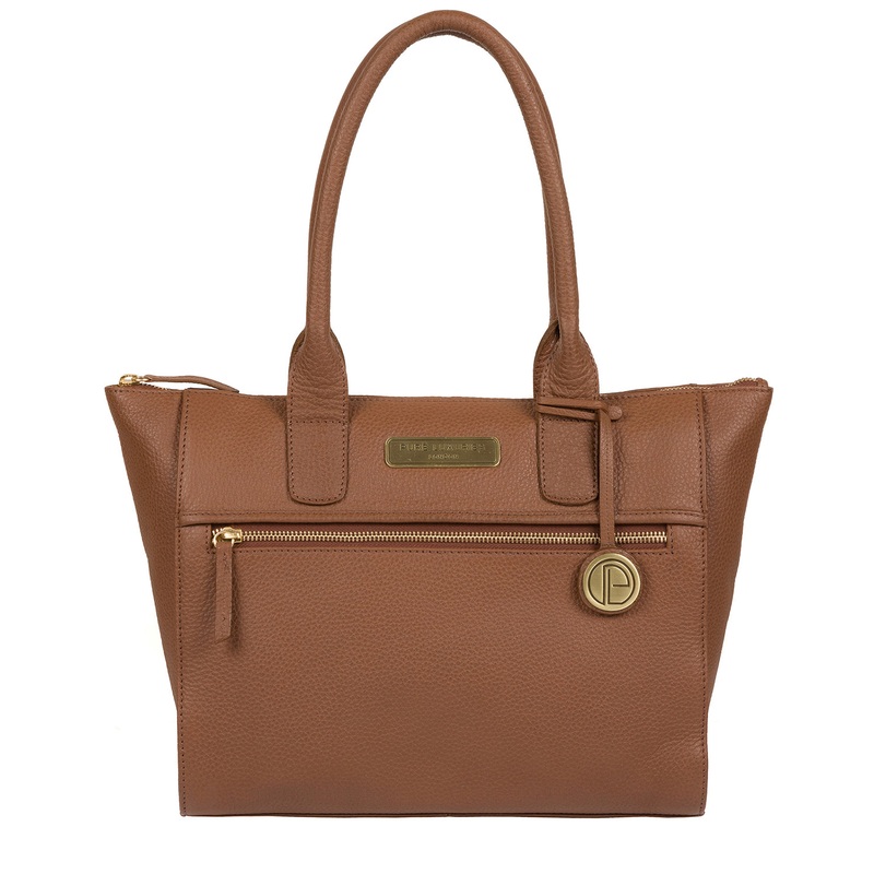 'Yeovil' Tan Leather Tote Bag