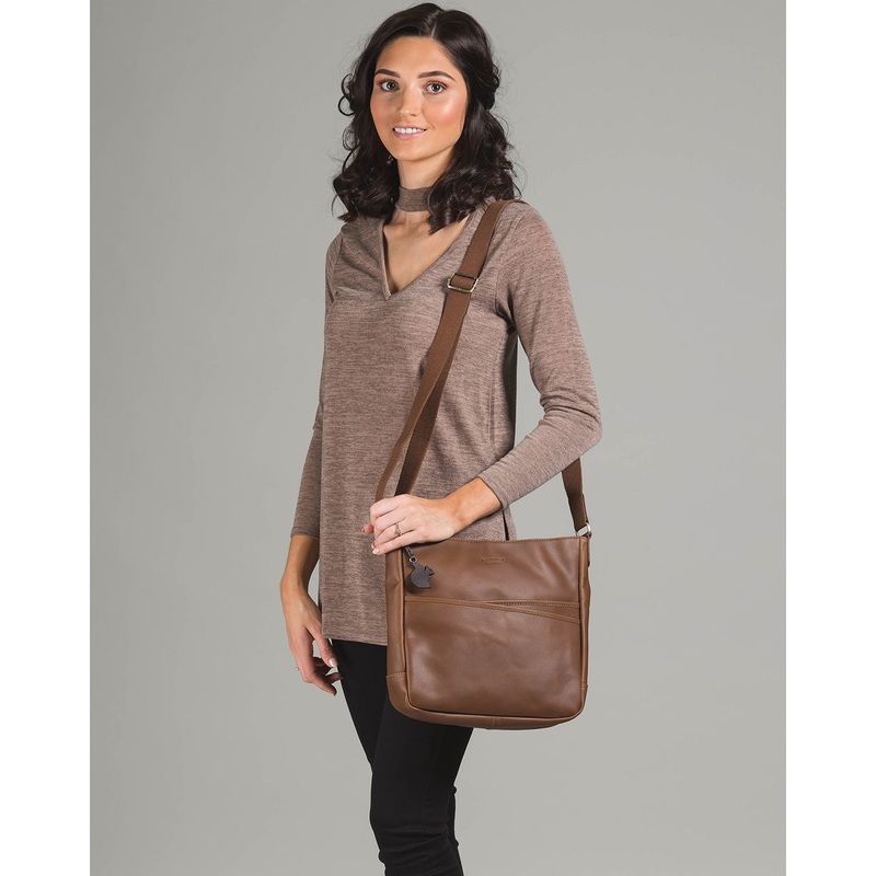 'Bow' Vintage Chestnut Handcrafted Leather Bag