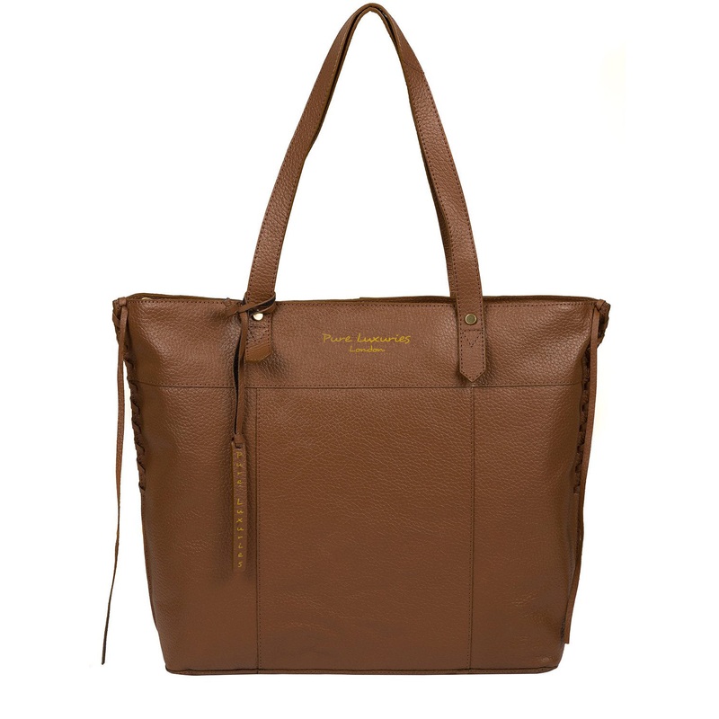 'Hampstead' Tan Leather Tote Bag