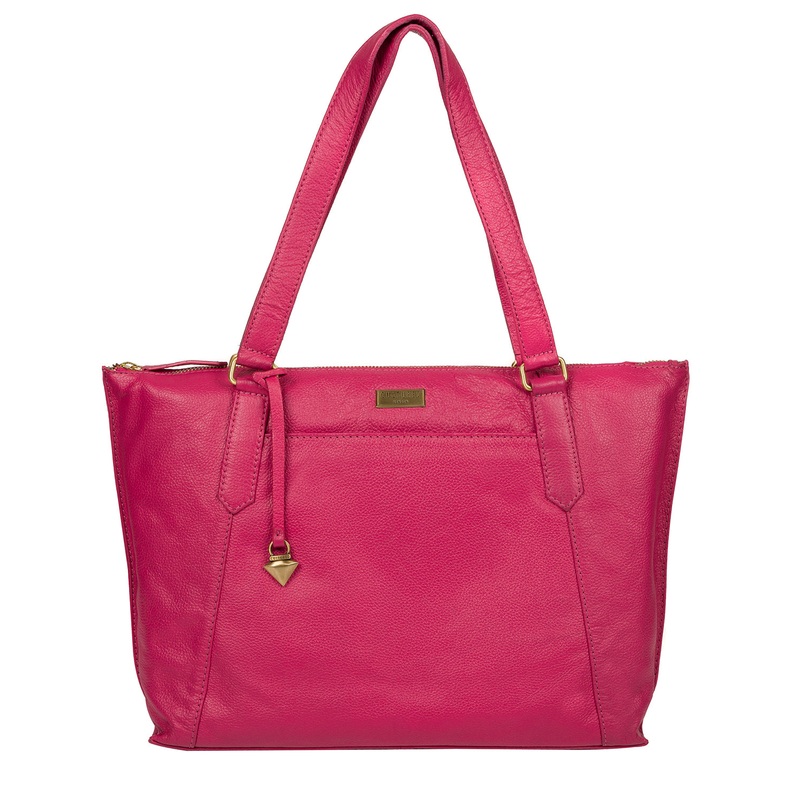 'Isabella' Cabaret Leather Tote Bag