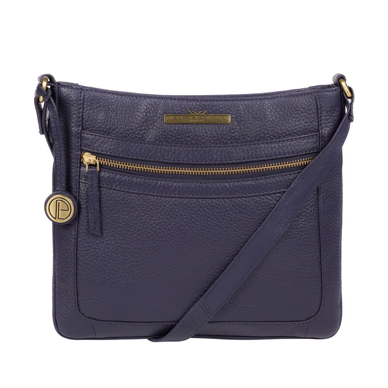 'Lily' Denim Leather Cross Body Bag