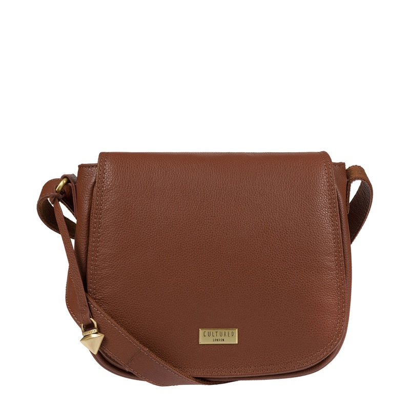 'Pollencia' Sienna Brown Leather Bag