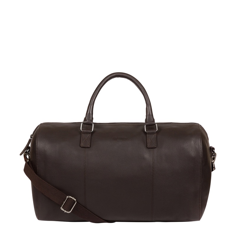 'Weekender' Brown Leather Holdall